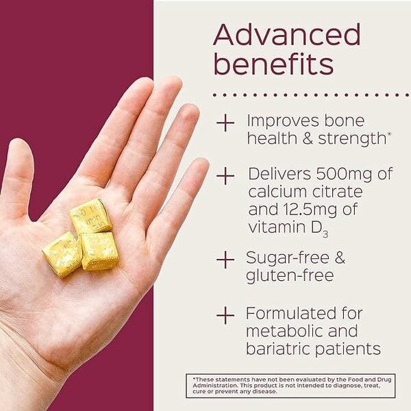Calcium Citrate Chewy Bites 500mg