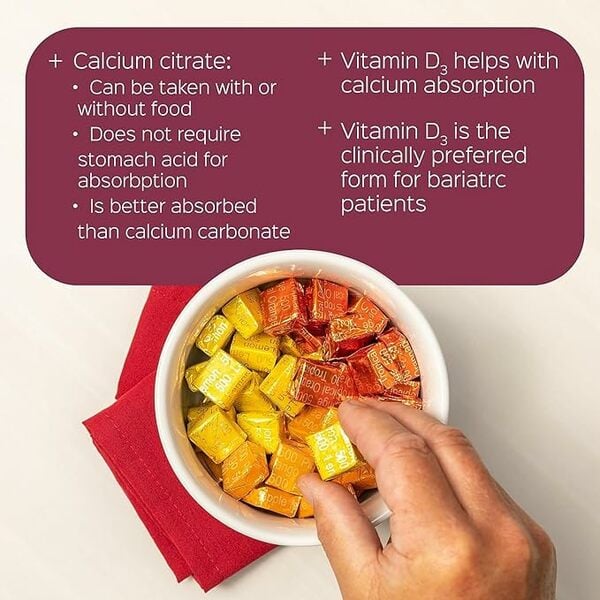 Calcium Citrate Chewy Bites 500mg